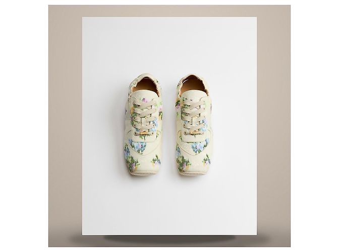 Cannage Dior Sneaker Keur Multi Color Secret Garden Jacquard - vue 5