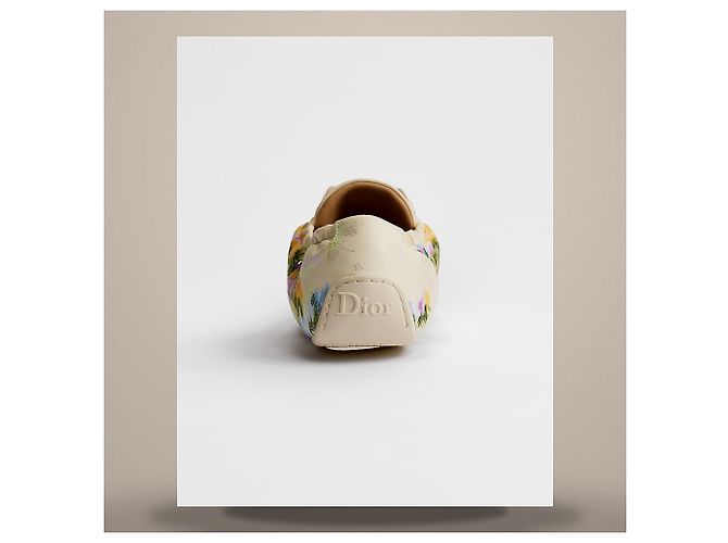 Cannage Dior Sneaker Keur Multi Color Secret Garden Jacquard - vue 6