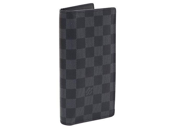 Louis Vuitton Damier Graphite Brazza Wallet Black - view 2
