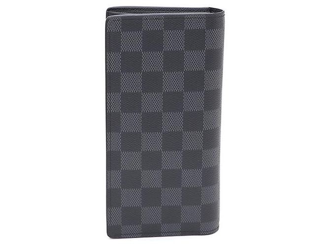 Louis Vuitton Damier Graphite Brazza Wallet Black - view 3