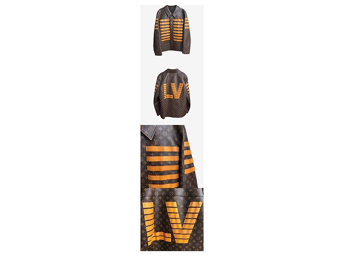 Louis Vuitton Giacca Military Monogram Marrone - vista 2