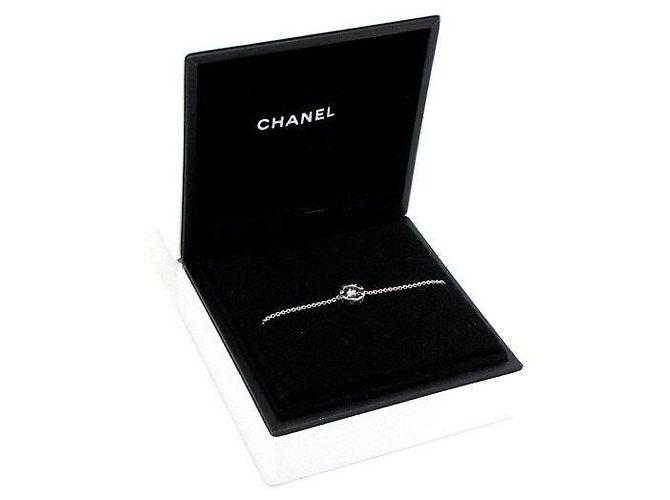 Chanel Pulseira Feminina Coco Crush acolchoada em ouro branco com diamantes Carat Preto - vista 2