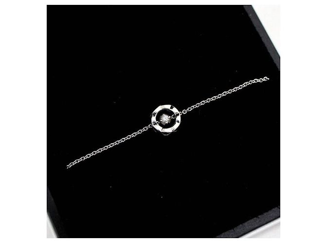 Chanel Pulseira Feminina Coco Crush acolchoada em ouro branco com diamantes Carat Preto - vista 4