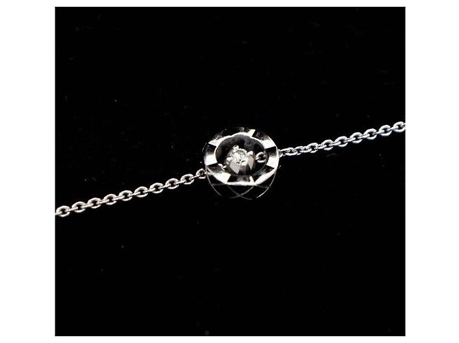 Chanel Pulseira Feminina Coco Crush acolchoada em ouro branco com diamantes Carat Preto - vista 6
