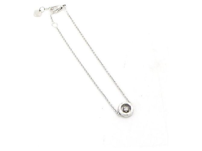 Chanel Pulseira Feminina Coco Crush acolchoada em ouro branco com diamantes Carat Preto - vista 7