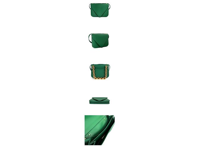 Bottega Veneta Bolso de hombro Mount Chain Verde - vista 2