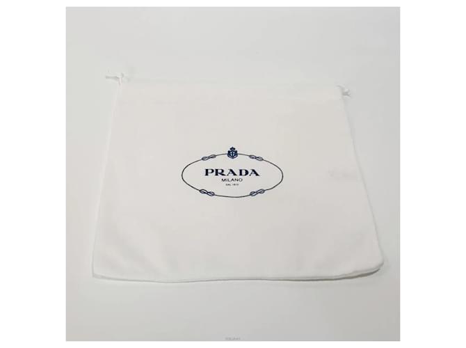 Prada Clutch mit Triangle-Logo Schwarz - Ansicht 10