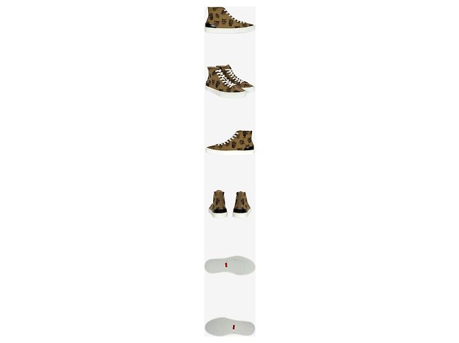 Hermès Sneakers alte Clap marroni, mai utilizzate Marrone - vista 2