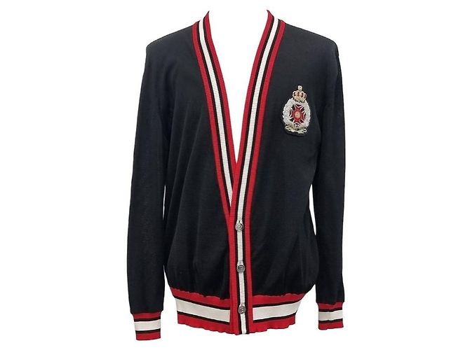 Balmain V-Ausschnitt-Cardigan mit Goldknöpfen - Ansicht 4