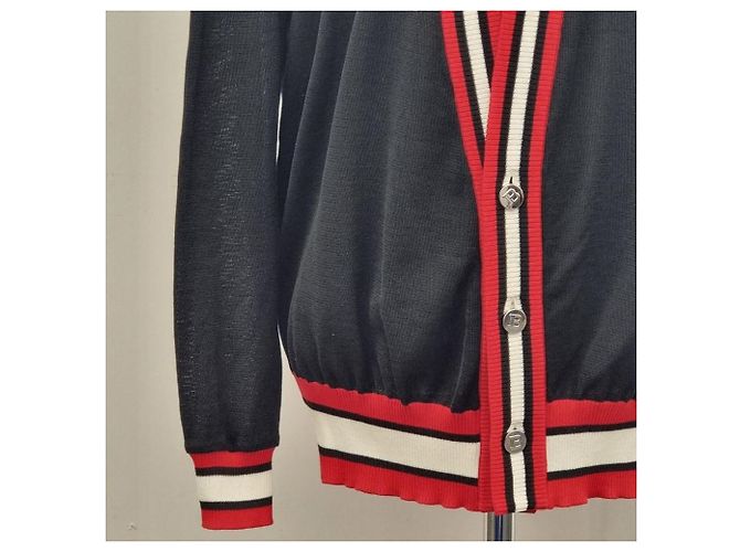 Balmain V-Ausschnitt-Cardigan mit Goldknöpfen - Ansicht 6
