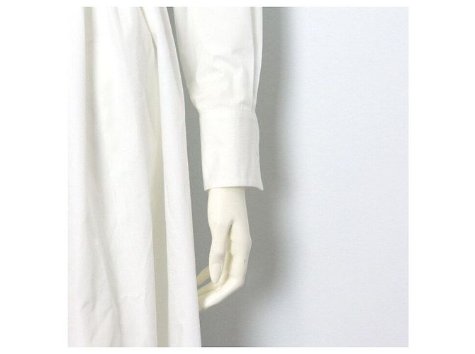 Alexander Mcqueen Vestido de algodón blanco para mujer - vista 3