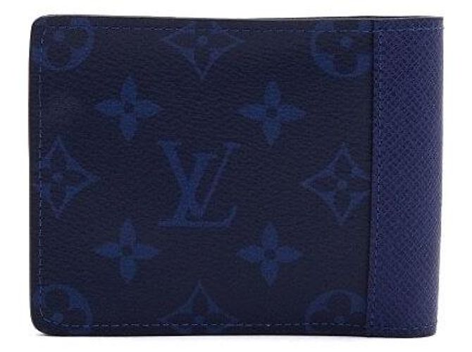 Louis Vuitton Blue Monogram Canvas Multiple Wallet for Men - view 5
