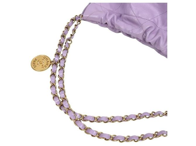 Chanel Borsa a tracolla viola Porpora - vista 7