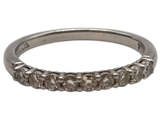 Tiffany & Co Anello Eternity Mezzo Diamante Multicolore - vista 4