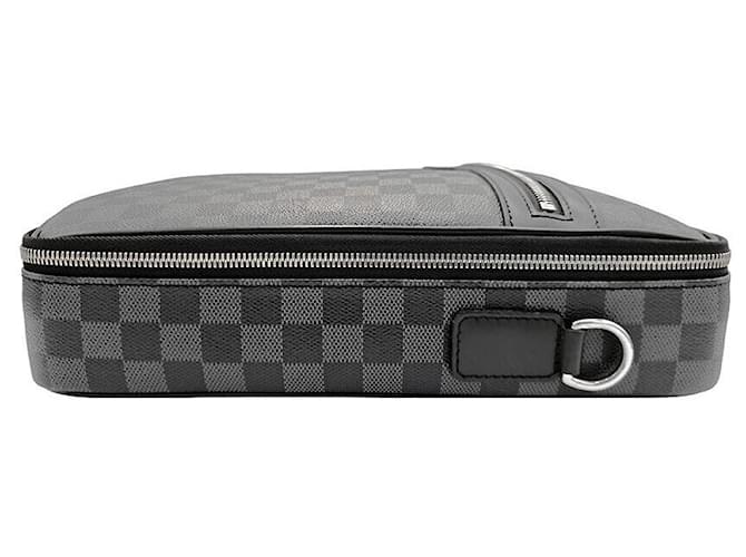 Louis Vuitton Valigetta Graphite Marrone - vista 5