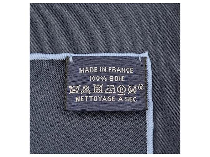 Hermès Pañuelo de seda Azul - vista 4