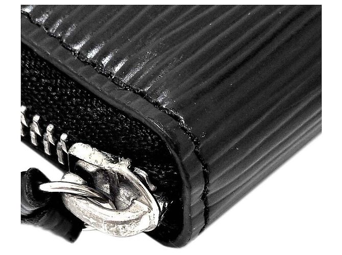 Louis Vuitton Portafoglio Epi Clemence Nero - vista 5