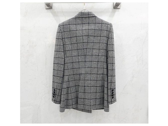 Dolce & Gabbana Conjunto de Blazer y Pantalones de Lana Houndstooth Prince - vista 3