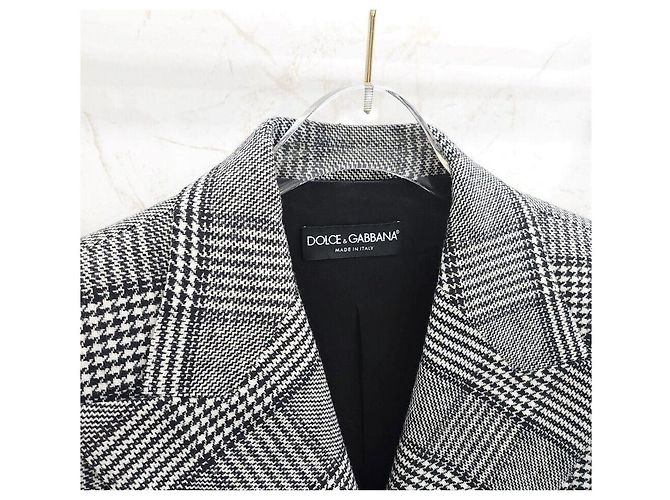 Dolce & Gabbana Conjunto de Blazer y Pantalones de Lana Houndstooth Prince - vista 4