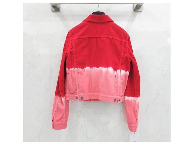 Dior Chaqueta de denim de algodón Roja - vista 2