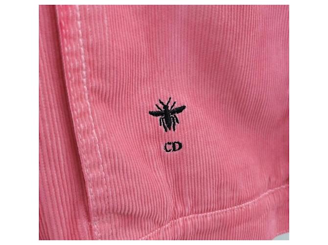 Dior Chaqueta de denim de algodón Roja - vista 4