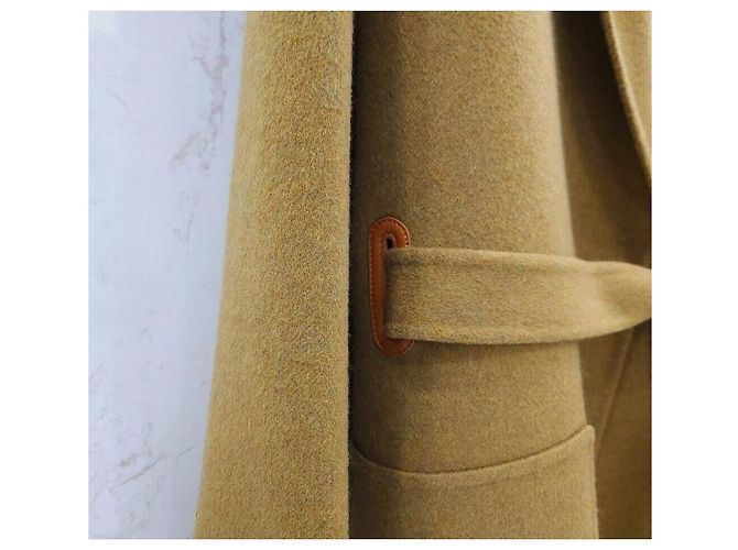 Hermès Abrigo de cachemira Inspiration Castaño - vista 5