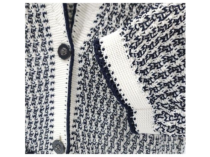 Chanel Chaqueta de tweed de algodón con botones para mujer Multicolor - vista 5