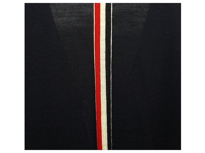 Thom Browne Gestreifter Wollcardigan Navy Blau - Ansicht 4