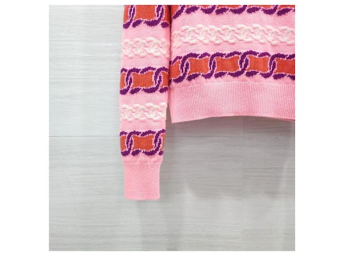 Chanel Jersey de cachemira rosa - vista 4