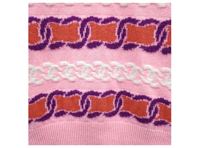 Chanel Jersey de cachemira rosa - vista 5