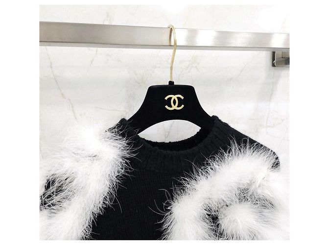 Chanel Jersey de cachemira Runway Plata - vista 4
