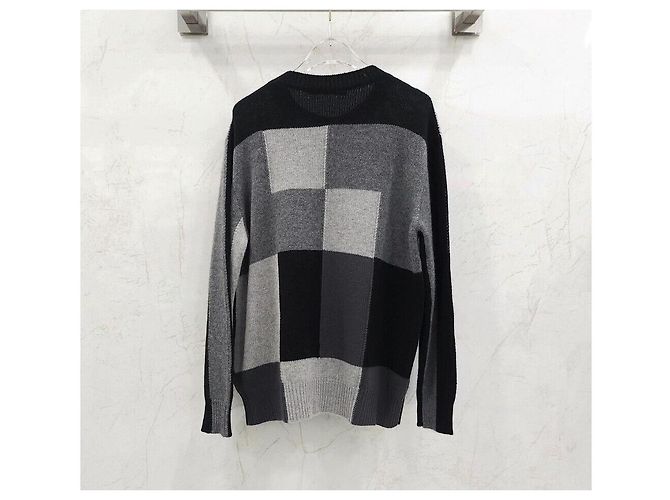 Dior Maglia in cashmere con logo a quadri Multicolore - vista 2