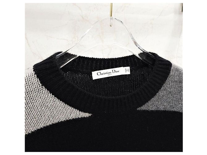 Dior Maglia in cashmere con logo a quadri Multicolore - vista 4