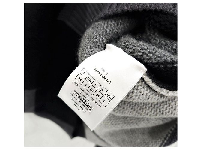 Dior Maglia in cashmere con logo a quadri Multicolore - vista 5