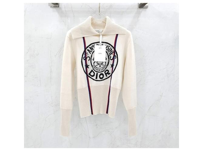 Dior Alps Kaschmirstrickpullover mit Stehkragen Silber - Ansicht 6