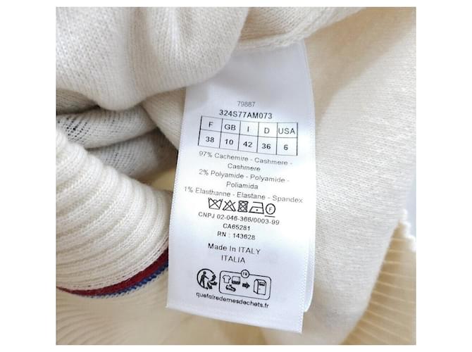 Dior Alps Kaschmirstrickpullover mit Stehkragen Silber - Ansicht 7
