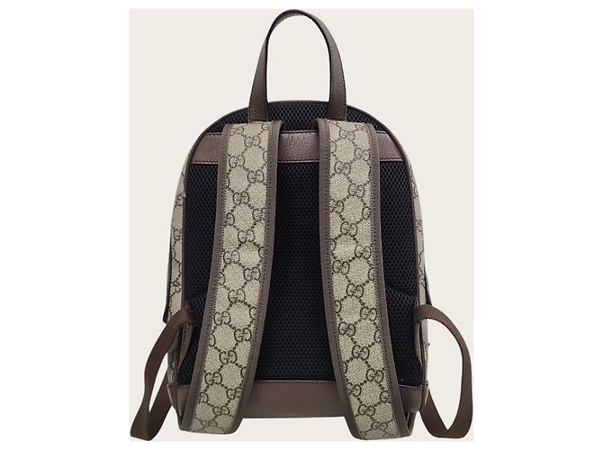 Gucci Zaino Piccolo Ophidia Web GG Supreme Beige Marrone - vista 5