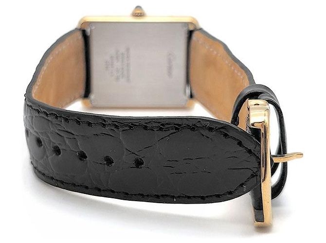 Cartier Tank Solo Gold Uhr Golden - Ansicht 3