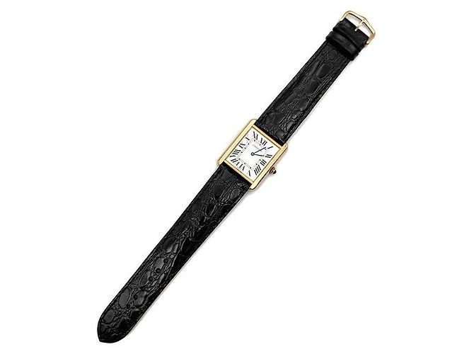 Cartier Tank Solo Gold Uhr Golden - Ansicht 4