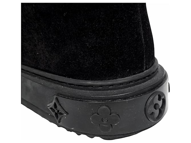 Louis Vuitton Botines planos Monogram Snowdrop Negro - vista 5