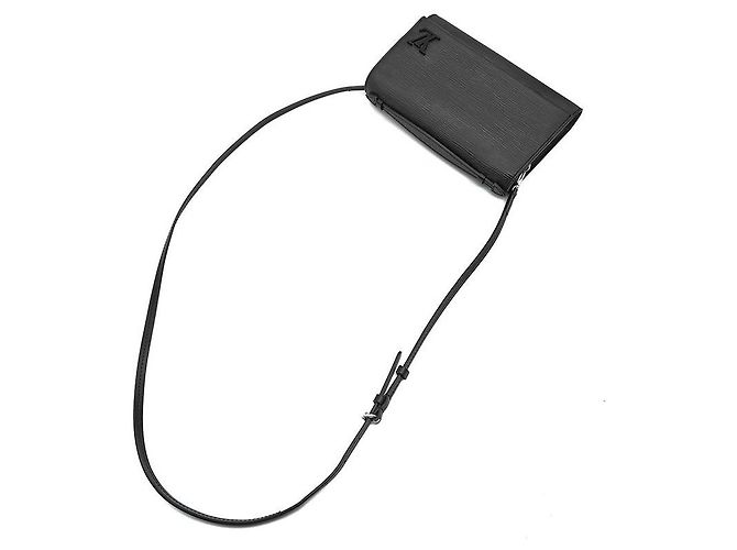 Louis Vuitton Epi Clery Nero - vista 4
