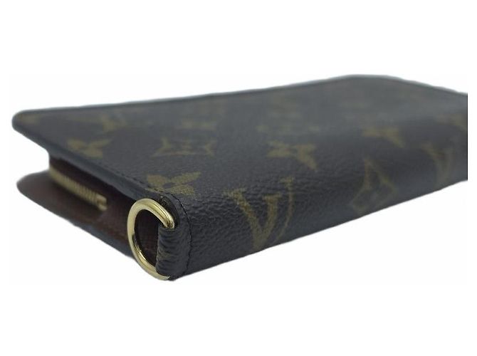 Louis Vuitton Monogram Insolite Long Wallet Organizer mit Reißverschluss Braun - Ansicht 10