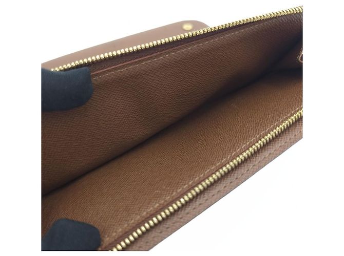 Louis Vuitton Monogram Insolite Long Wallet Organizer mit Reißverschluss Braun - Ansicht 14