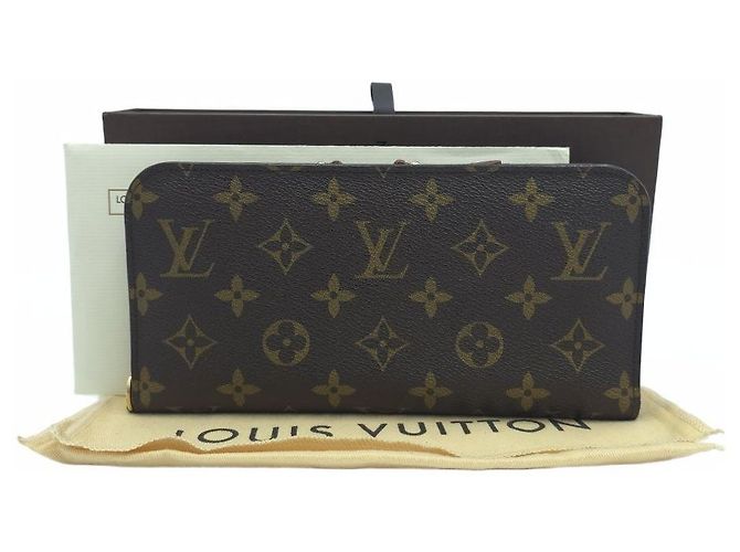 Louis Vuitton Monogram Insolite Long Wallet Organizer mit Reißverschluss Braun - Ansicht 8
