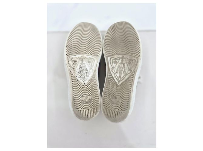 Gucci Sneakers Ace GG Supreme Bi Marrone - vista 7