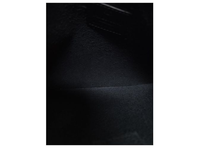 Valentino Clutch Rockstud in pelle grana nera Nero - vista 4
