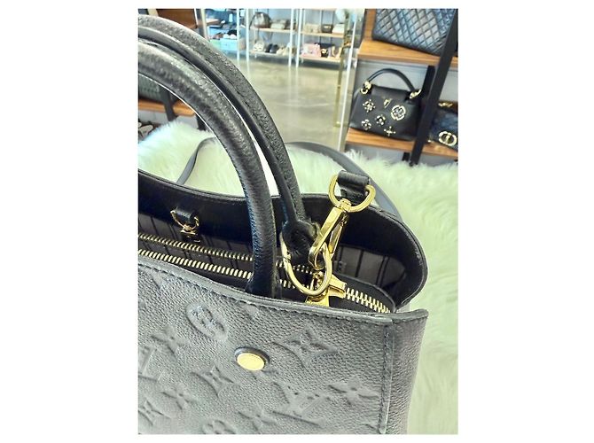 Louis Vuitton Montagne BB Empreinte Black Nero - vista 10