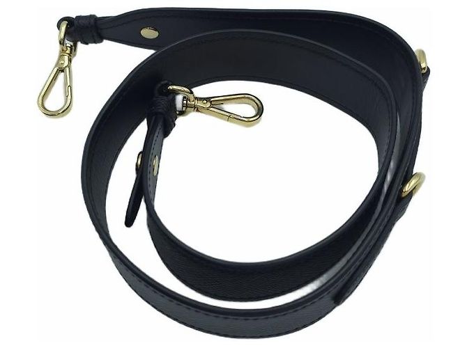 Prada Borsa Tote Media in Pelle Saffiano Nera Nero - vista 10