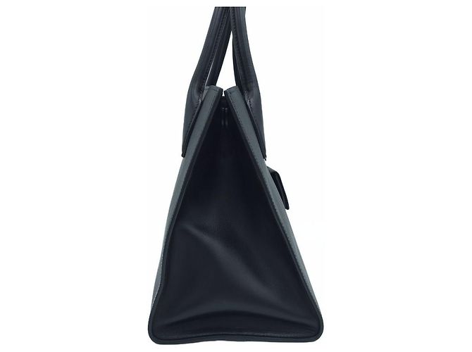 Prada Borsa Tote Media in Pelle Saffiano Nera Nero - vista 4