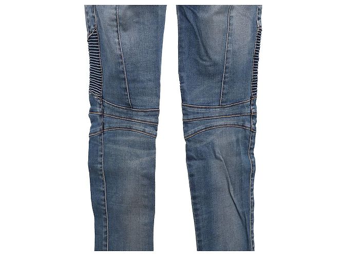 Balmain Vaqueros Biker con Botones Dorados - vista 6